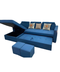 Navy Sectional Sofa Bed A0203-0002