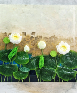 Epoxy Lotus Wall Paintings 26