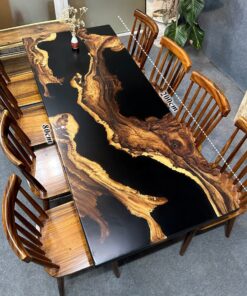 Epoxy Dining Table Set For 8 D0103-0003