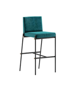 Dark Green Upholstered Bar Stools D0502-0002