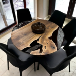 Epoxy Dining Table Set For 6 D0101-0004