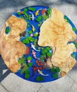 Round Epoxy Table A0406-0014