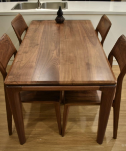 Walnut Dining Table Set For 4 D0102-0006