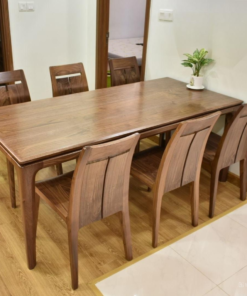 Walnut Dining Table Set For 6 D0101-0014