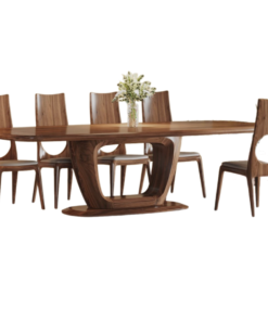 Walnut Dining Table Set For 8 D0103-0010