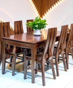 Walnut Dining Table Set For 6 D0101-0017