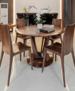 Walnut Dining Table Set For 4 D0102-0009