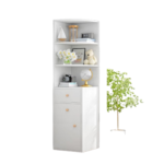White Corner Accent Cabinet A0504-0002