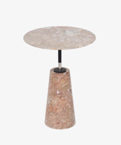 Trapezoidal Legs Stone Side Tables A0402-0008