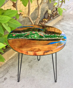 Round Epoxy Table A0406-0003