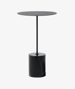 Cylindrical Stone Legs Ion Top Side Tables A0402-0028