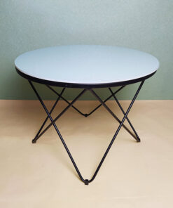 Round White Glass Coffee Table A0401-0020