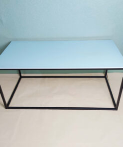 Rectangular White Glass Coffee Table A0401-0039