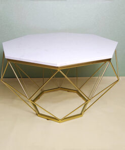 Hexagonal Stone Coffee Table A0403-0003