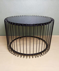 Circle Black Glass Coffee Table A0401-0007