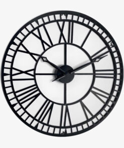 Minimalist Black Wall Clock 15
