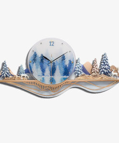 Relief Art Wall Clock 04