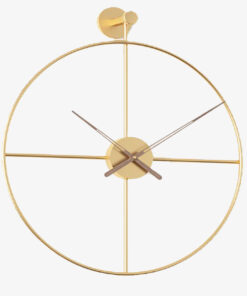 Minimalist 1-ring Gold Wall Clock 26