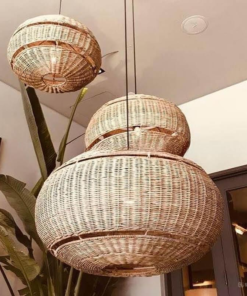 Decorative Woven Rattan Bamboo Lampshade 12