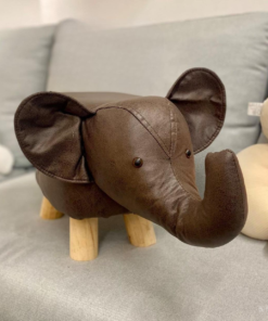Brown Baby Elephant Ottoman Stool A0101-0001