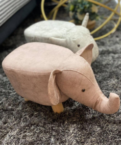 Pink Baby Elephant Ottoman Stool A0101-0003