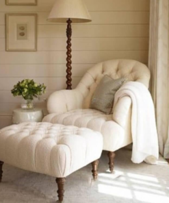 White Single Sofa Chair A0102-0025