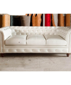 White 3 Seater Couch A0104-0008