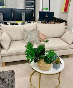 Cream 3 Seater Couch A0104-0029