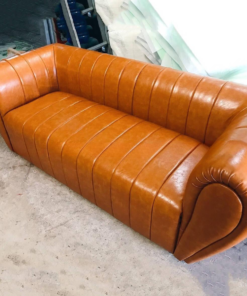 Orange 3 Seater Couch A0104-0018