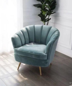 Green Velvet Single Sofa Chair A0102-0014