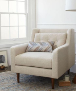 White Single Sofa Chair A0102-0015