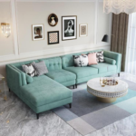 Green Sectional Couches A0107-0002