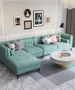 Green Sectional Couches A0107-0002