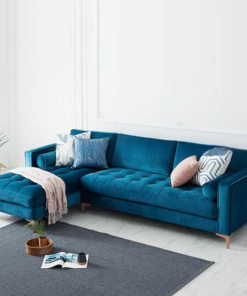 Navy Sectional Couches A0107-0003