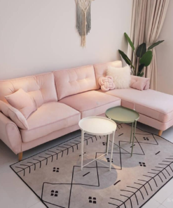 Pink Sectional Couches A0107-0004