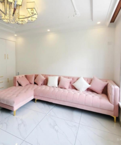 Pink Sectional Couches A0107-0008