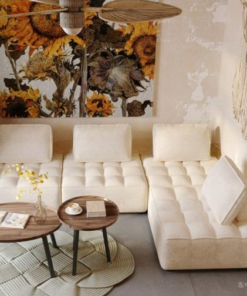 Cream Sectional Couches A0107-0017