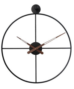 Minimalist 1-ring Black Wall Clock 27