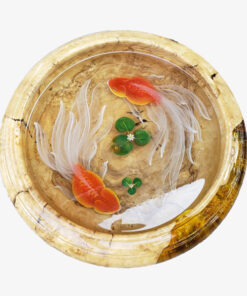 Yellow 3D Epoxy Fish Painting 01