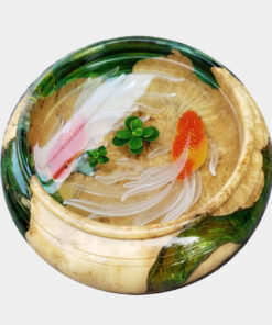 Green 3D Epoxy Fish Painting 02