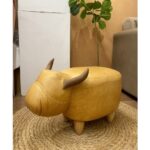 Yellow Animal Ottoman Stool A0101-0009