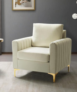 Upholstered With Metal Legs Single Sofa Chair A0102-0031