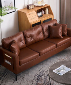 Leather 3 Seater Couch A0104-0022