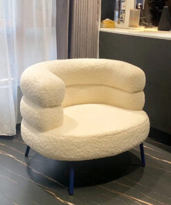 Semicircular Curved Back Single Sofa Chair A0102-0029